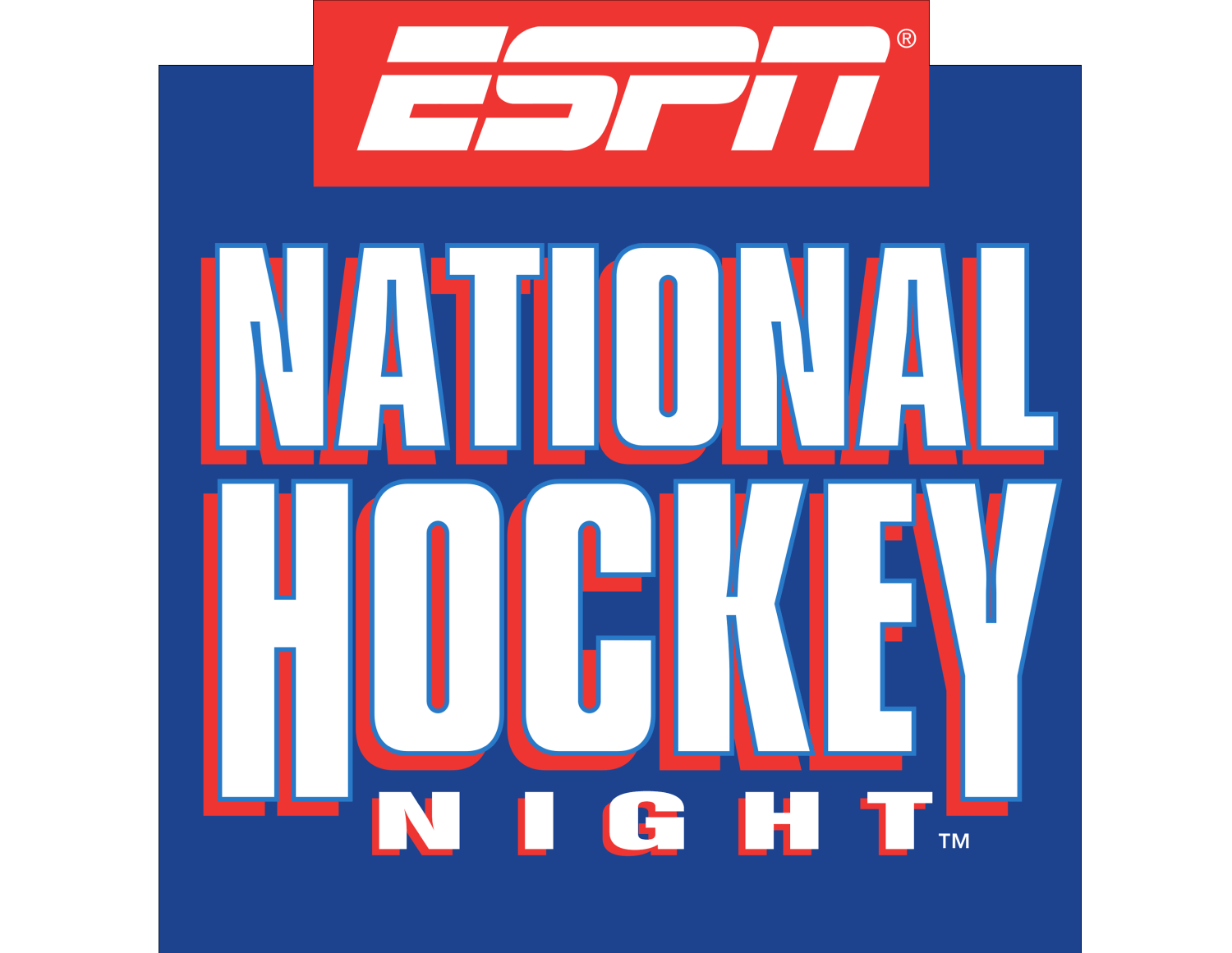 ESPN National Hockey Night logo for Super Nintendo